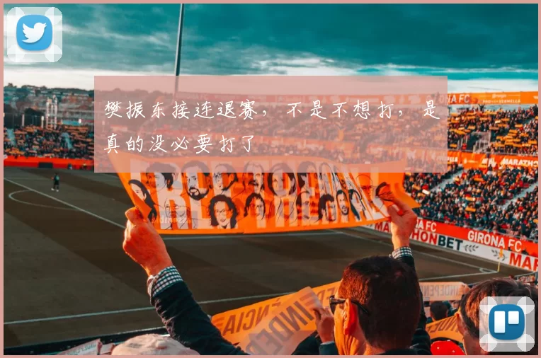 樊振东接连退赛，不是不想打，是真的没必要打了